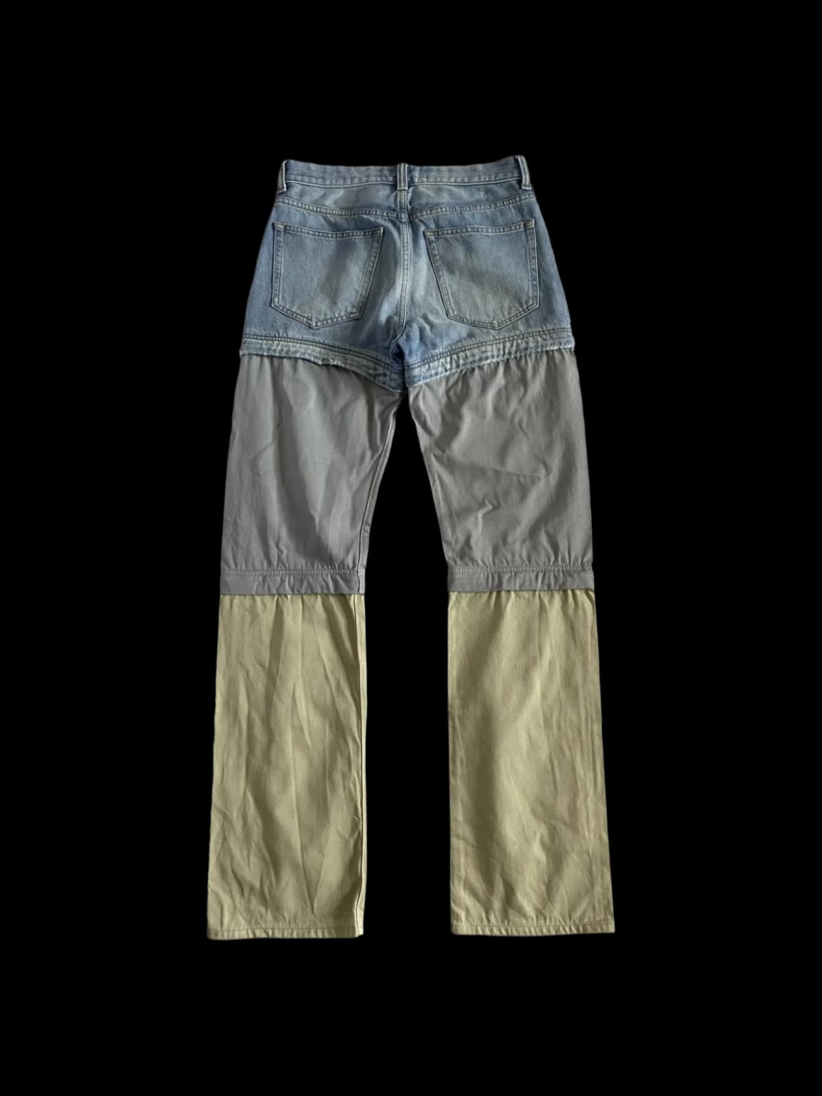 Balenciaga SS18 Runway Convertible Zip Jeans — photo 2