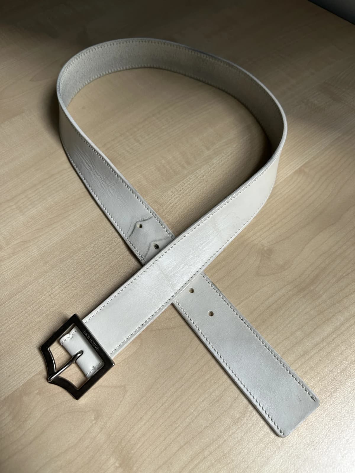Dior Homme D-Point Leather Belt — photo 3