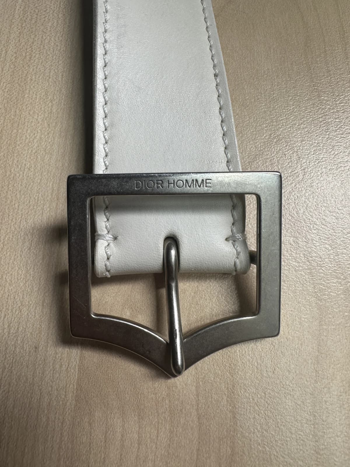 Dior Homme D-Point Leather Belt — photo 4