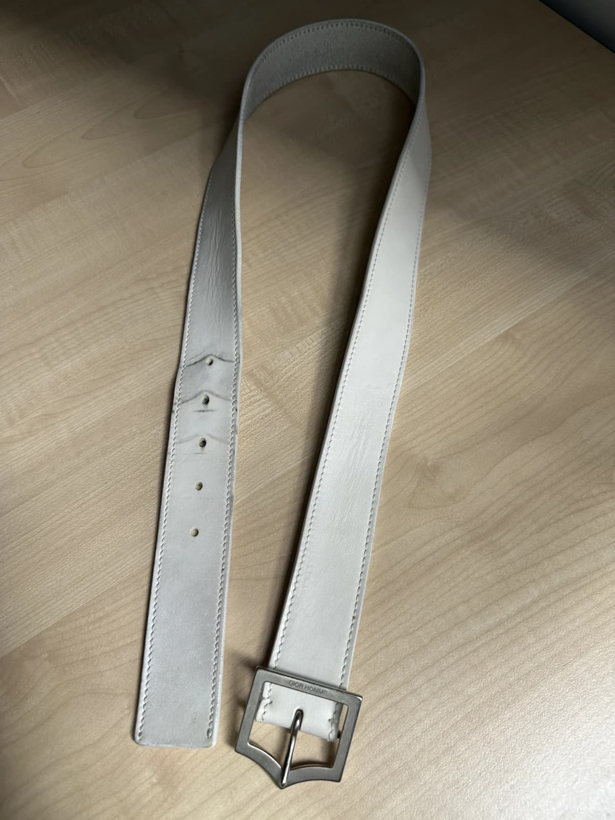 Dior Homme D-Point Leather Belt — photo 6