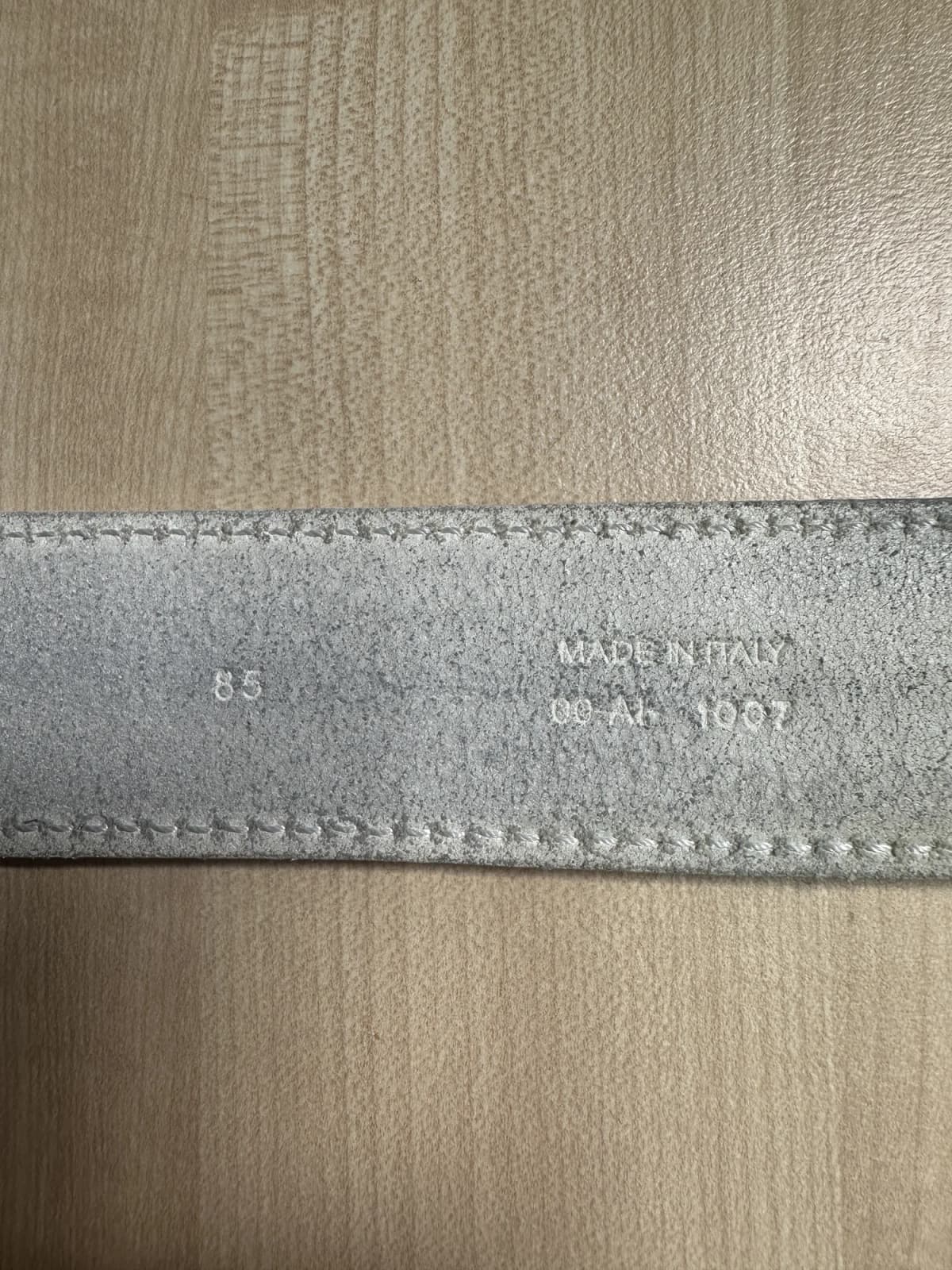 Dior Homme D-Point Leather Belt — photo 8