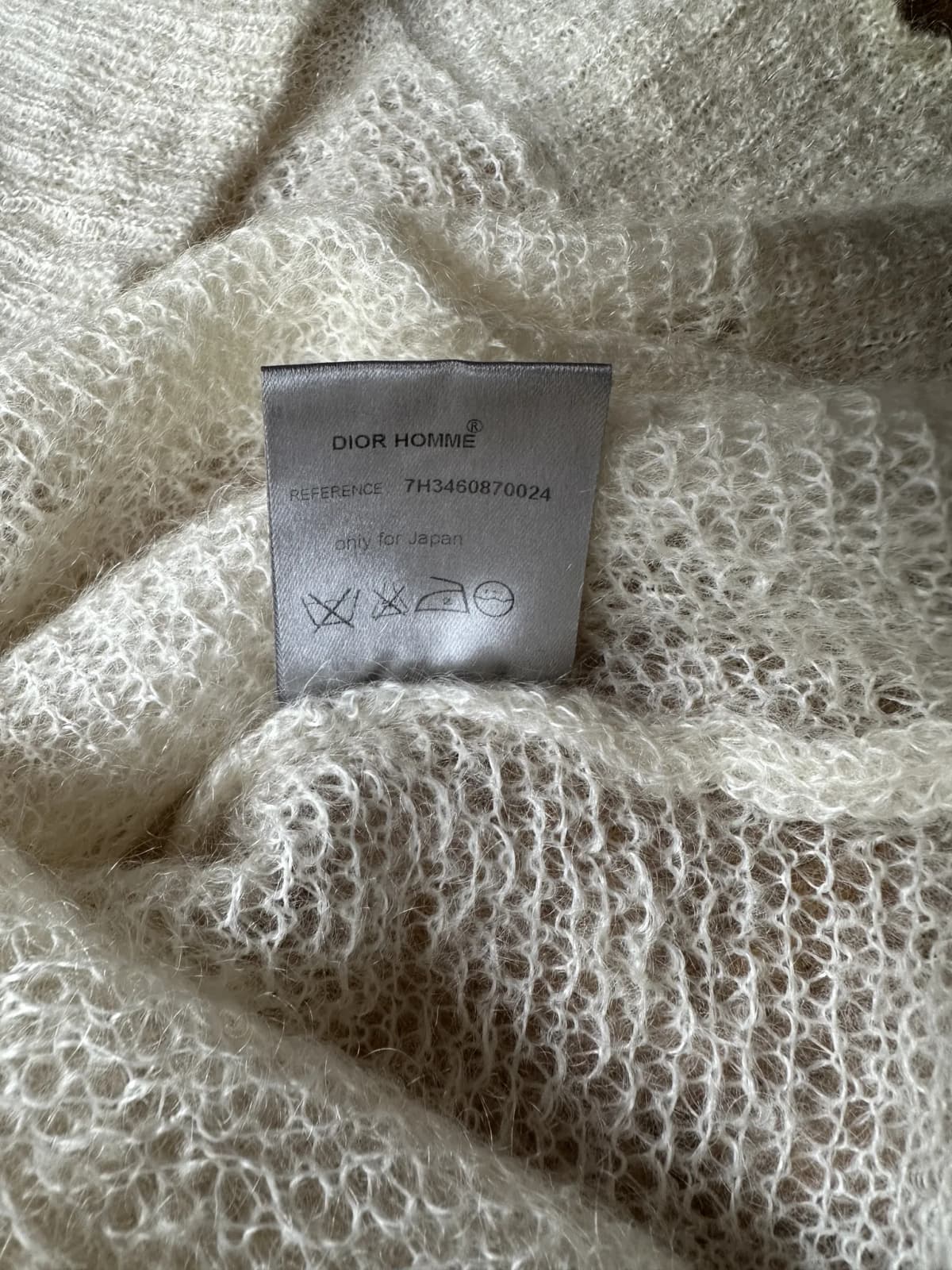 Dior Homme Navigate Mohair Sweater — photo 4