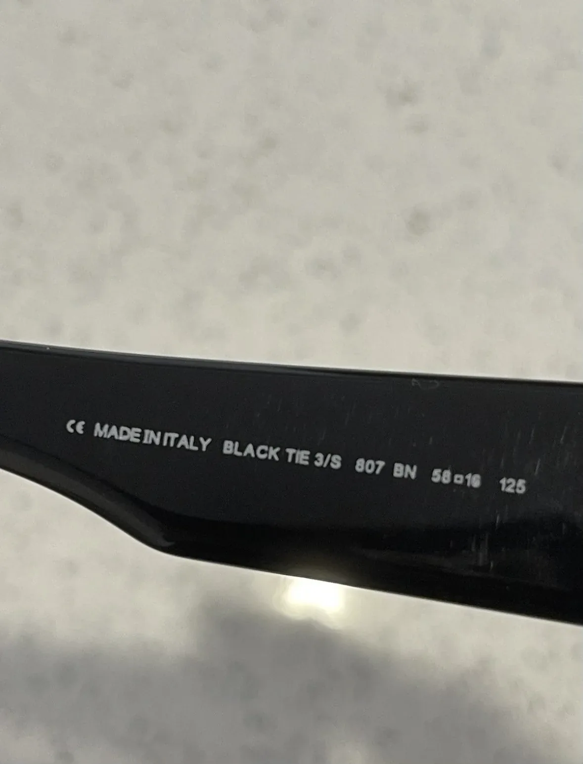 Dior Homme Black Tie Sunglasses — photo 8