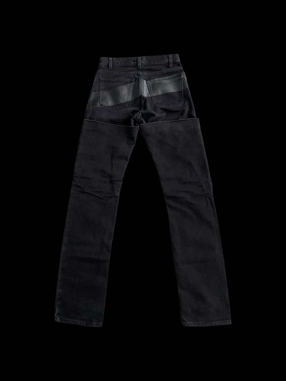 Helmut Lang FW97 Paint Stripe Jeans — photo 2