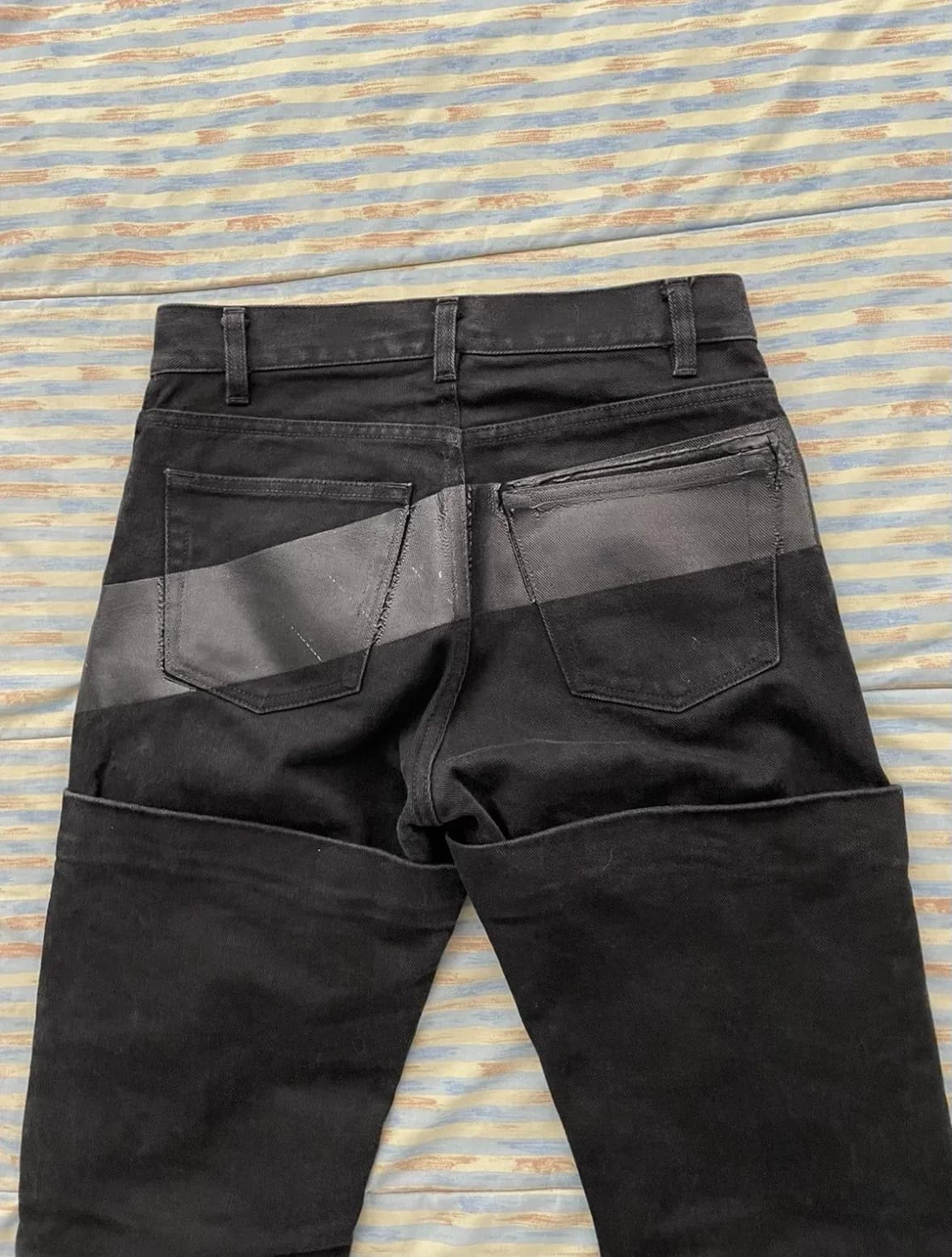 Helmut Lang FW97 Paint Stripe Jeans — photo 5