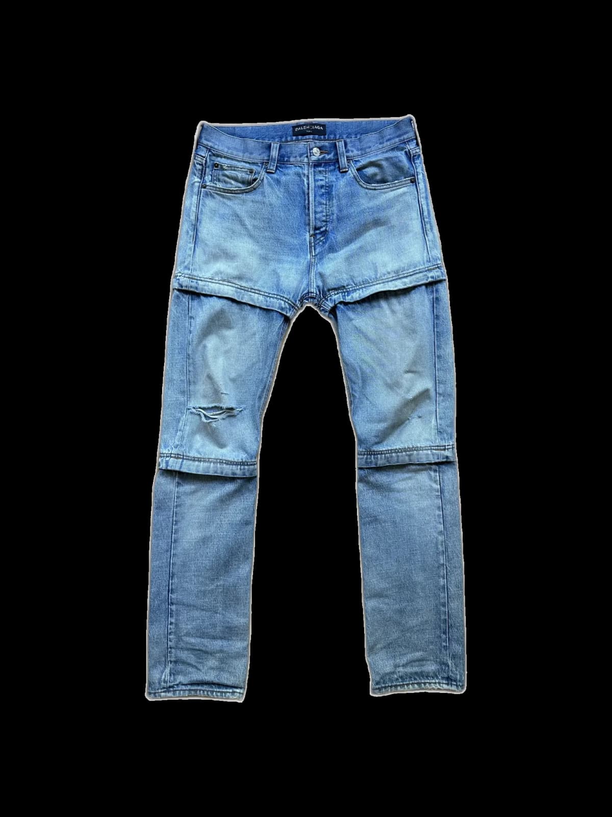 Balenciaga Multi-Zip Jeans