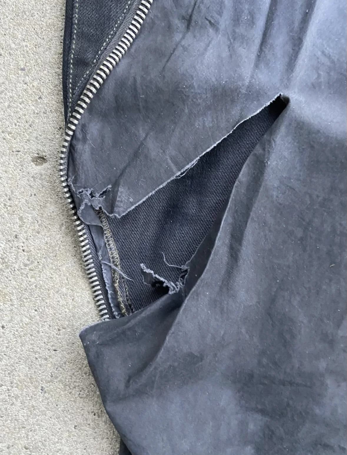 Rick Owens Banana Zip Jeans — photo 7
