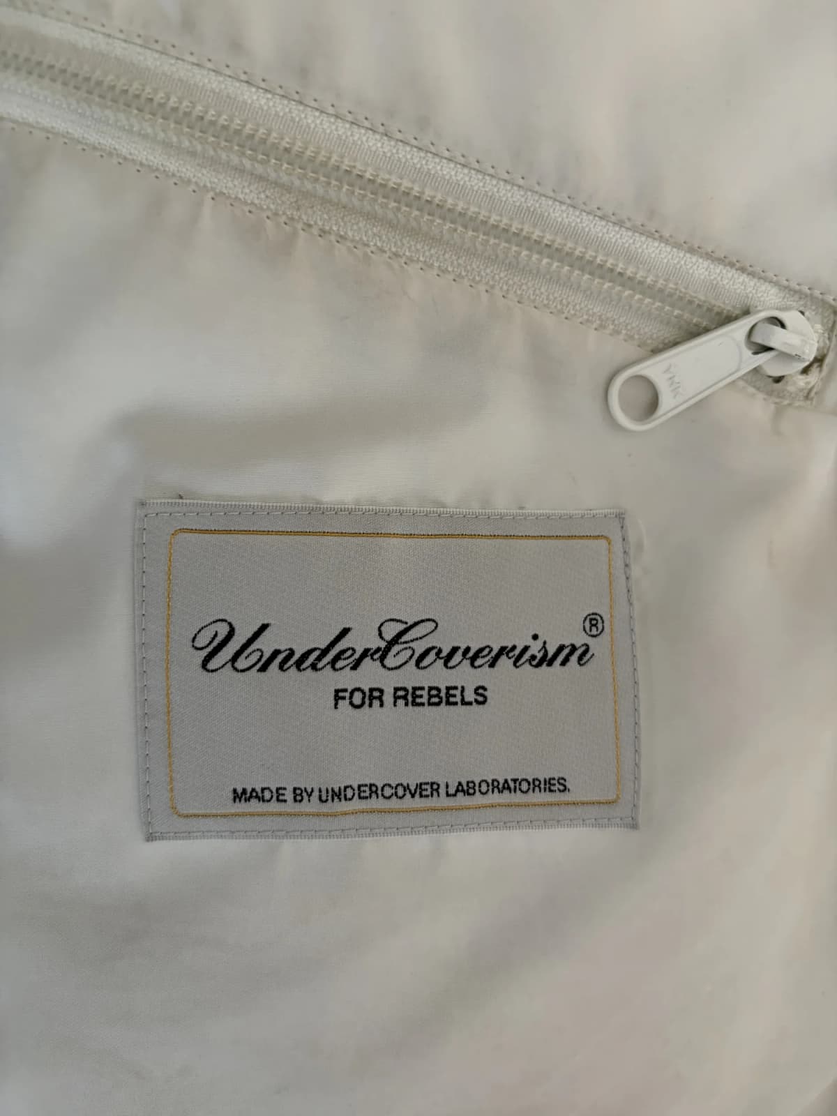 Undercover Leather Sleeve Puffer — photo 8